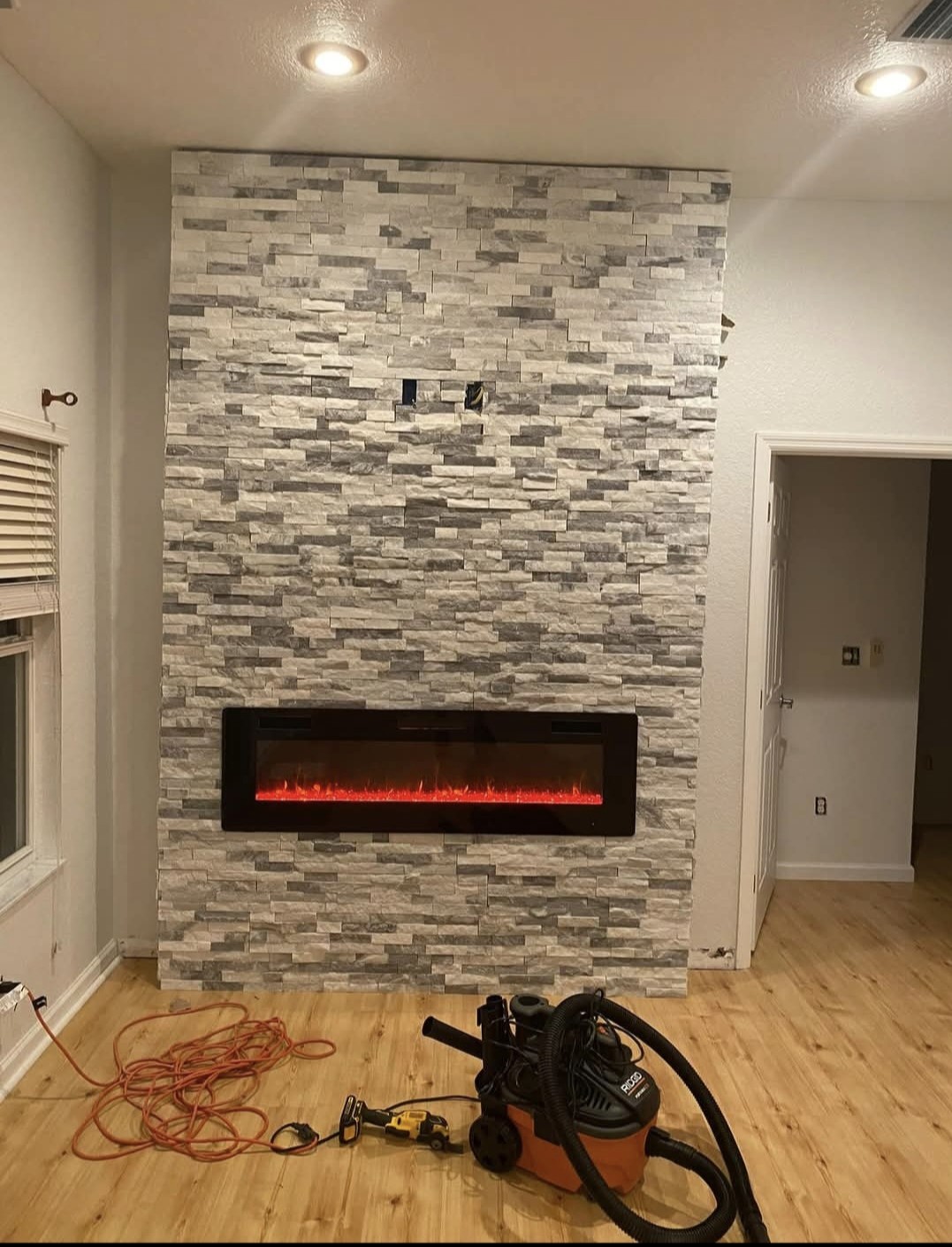 Indoor fireplace upgrade